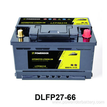 12.8v 691wh 1020a lithium-ion car starter battery